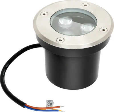 Produktbild von TolleTour 1x 3W Bodenleuchte IP65 Außen LED Leuchte Bodeneinbaustrahler Bodenstrahler Bodenlampe Warmweiß