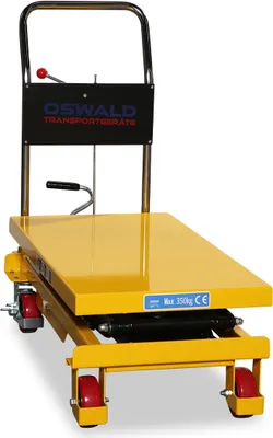 Produktbild von Doppelscheren-Hubtisch OSWALD THS350 350kg, 1.300 mm Hubhöhe, 905 x 500 mm Plattform