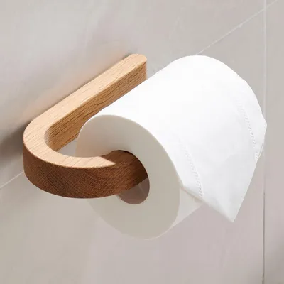 Immagine prodotto di DEKAZIA® porta carta igienica legno Porta carta igienica adesivo portarotolo carta igienica porta carta igienica da Muro porta rotolo carta igienica a
