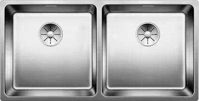 Zdjęcie produktu dla BLANCO ANDANO 400/400-IF, Zlew wpuszczany, Stal nierdzewna, Stal nierdzewna, 90 cm, Niemcy