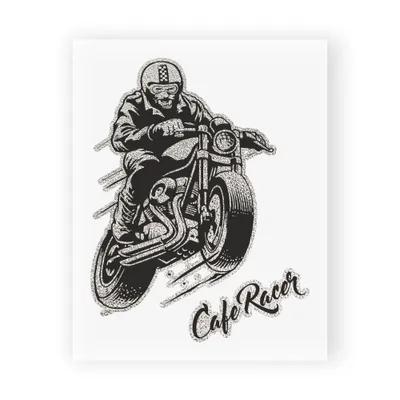 Obrázek produktu pro Samolepky Cafe Racer 10x12cm