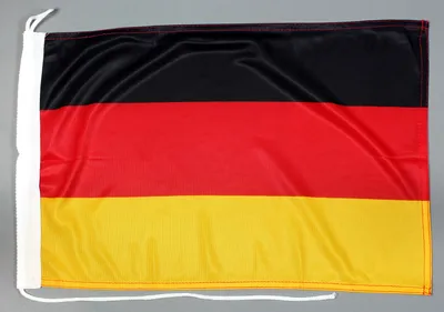 Produktbild von Bootsflagge Deutschland 30x45 cm Motorradflagge Bootsfahne