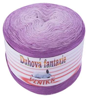 200g Strickgarn Duhová fantazie weiter Farbverlauf, fliederzauber flieder fliedertöne