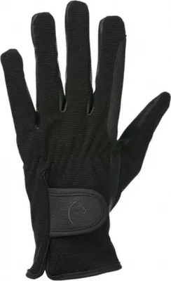 Produktbild von Equitheme Mesh Handschuhe Schwarz L Schwarz L