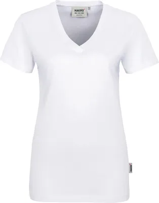 Produktbild von HAKRO V-T-Shirt Classic Damen #126 Gr. 2XL weiß