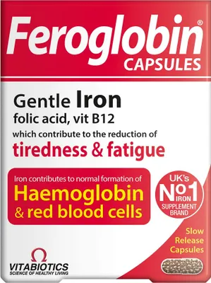 Produktbild von Vitabiotics Feroglobin Capsules Feroglobina, 30 kapsułek