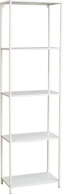 Immagine prodotto di SVITA Scaffale Libreria Design Stile Industriale Metallo Stretto Bianco