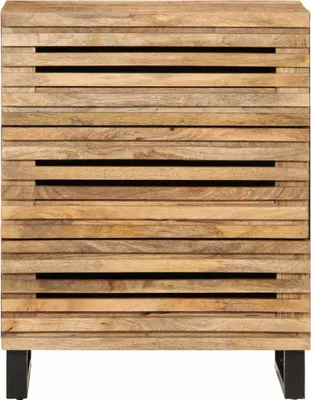 Produktbild von vidaXL Sideboard 60x34x75 cm Raues Massives Mangoholz