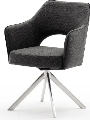 Produktbild von Esszimmerstuhl Stuhl Stühle Esszimmer Polsterstuhl "TONALA I" anthrazit