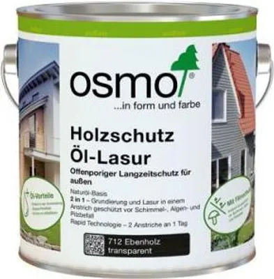 Produktbild von Osmo Holzschutz Öl-Lasur Ebenholz 0,75 l - 12100017