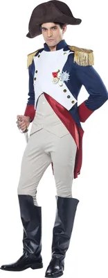 Produktbild von Napoleon Kostüm Französischer Kaiser blau-weiss-rot - XL