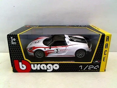 Zdjęcie produktu dla Bbu 1:24 Race Porsche 918 Weissach 28009