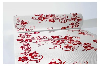 Produktbild von Airlaid Tischläufer 40 cm x 24 m | Tischdecken-Rolle stoffähnlich | praktische Einmal-Tischdecke für Hochzeiten oder Partys | Katja in Bordeaux
