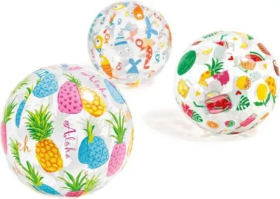 Obrázek produktu pro Intex Inflatable Beach Ball Ø 51 Cm | Motif