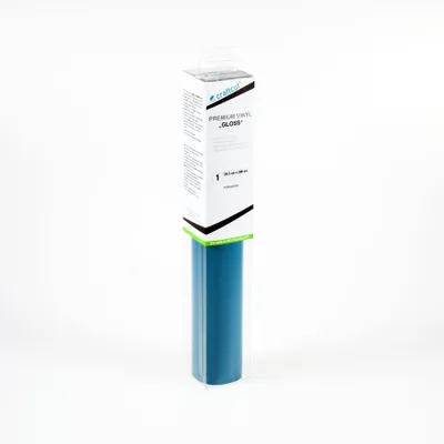 Produktbild von craftcut G38 Plotterfolie glänzend TURQUOISE 30,5 x 300 cm