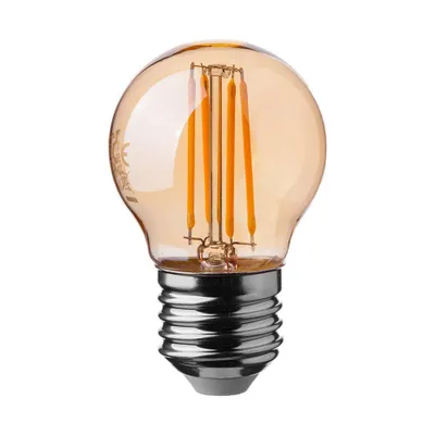 Obrázek produktu pro LED žárovky E27 - Amber - Golf - IP20 - 4W - 350 lumenů - 2200K