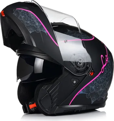 Obrázek produktu pro Skládací helma se sluneční clonou | LS2 FF908 STROBE II | Motocyklová přilba výklopná | Přilba flip up na motorku | Certifikát ECE 22.06 | M (57-58cm)