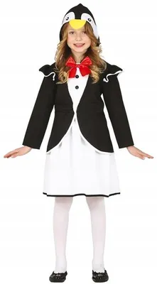 Produktbild von Fiestas Guirca Pinguin Kinderkostüm Mädchen Karneval Gr. 116