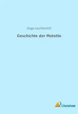 Immagine prodotto di Geschichte der Motette