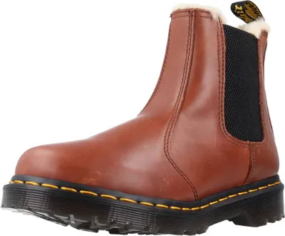 Produktbild von Dr. Martens 2976 Leonore Faux Fur Lined Chelsea Boot - Braun, 3