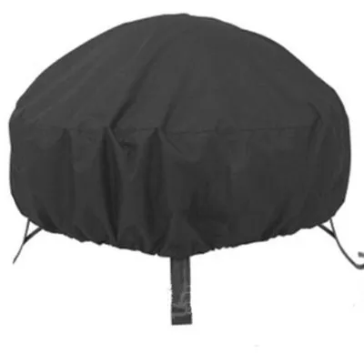 Image de Housse pour mobilier de jardin - Housse de protection - 122 x 122 x 46 cm - Fermeture à glissière - noir - toile Oxford 210D