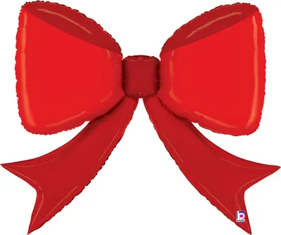 Image de Shape Ballon en plastique Boucle Rouge | 104 cm