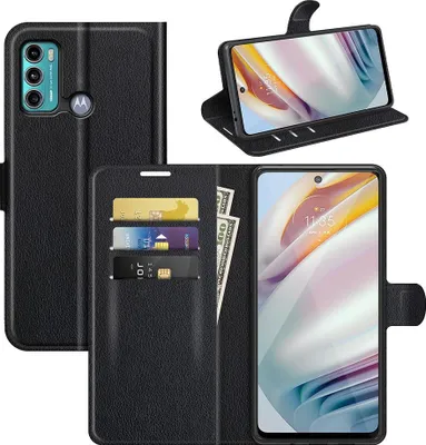 Produktbild von Motorola Moto G60 Hülle - Coverup Klapphülle - Schwarz