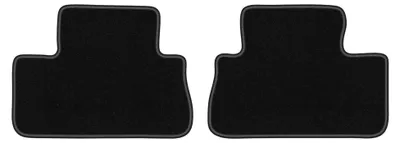 Obrázek produktu pro Zadní velurové koberce pro: Land Rover Freelander II 2006-2014 (SUV) – 2 ks, černé, na míru – Wielganizator LUX