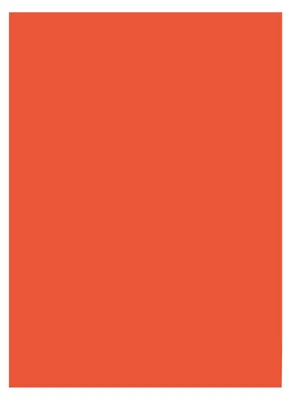 Produktbild von folia 6340 - Tonpapier orange, DIN A3, 130 g/qm, 50 Blatt - zum Basteln und kreativen Gestalten von Karten, Fensterbildern und für Scrapbooking