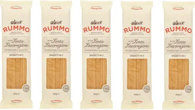 Produktbild von 5x Rummo Spaghetti N°3 Pasta Lenta Lavorazione Teigwaren aus Hartweizengrieß Bronze-Zeichnung 500g