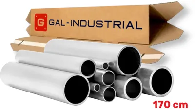 Produktbild von Alu Profil Rundrohr Aluminiumrohr 25x1mm fi 25 170cm + Zuschnitt nach Maß