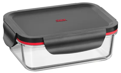 Productafbeelding van SILIT keukenaccessoires, multifunctionele kom Storio, 0,75 liter, zwart/rood