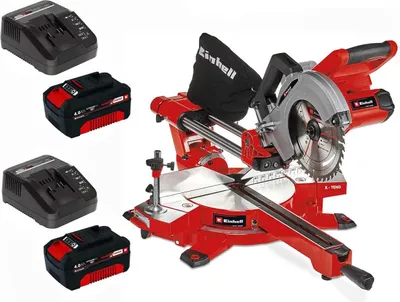 Produktbild von Einhell Zug-Kapp-Gehrungssäge TE-SM 216 Dual 1.800 W inkl. Hartmetall-Sägeblatt