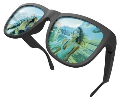 Produktbild von Polarisierte Sonnenbrille mit integrierten kabellosen Kopfhörern