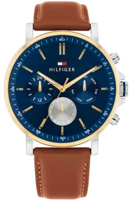 Produktbild von Tommy Hilfiger Tyson Multifunktionsuhr Blau Braun 1710703