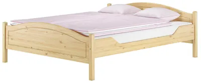 Produktbild von Massivholzbett Landhausstil 160x200 Doppelbett Kiefer V-60.30-16ohne Zubehör