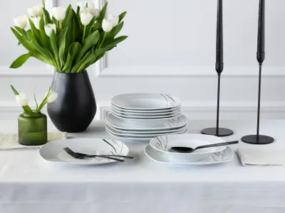 Immagine prodotto di CreaTable, 19506, Amelie Piazza, Tafelservice 12-tlg, Porzellan
