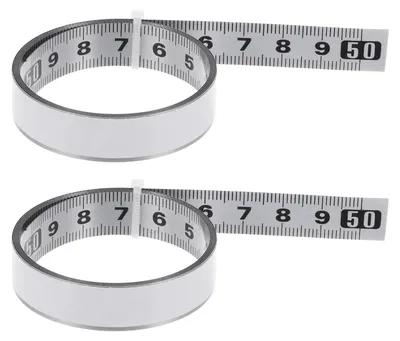 Image de Omgoods - Lot de 2 mètres rubans adhésifs en acier inoxydable, 50 cm