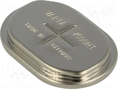 Zdjęcie produktu dla 1 x Bateria: Ni-MH V500H, bateria guzikowa o wymiarach 34x24x6,15 mm, numer katalogowy 55750201501, napięcie 1,2V, pojemność 500mAh
