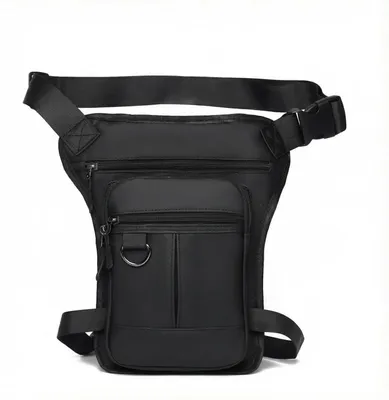 Image de Sacoche pour homme, modèle Oxford, en tissu noir, dimensions 31x18x2 cm, vendu à l'unité