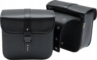 Zdjęcie produktu dla Torba motocyklowa 24х26х11 cm Czarna duża 2 szt wodoodporna sakwa boczna na motor lub skuter