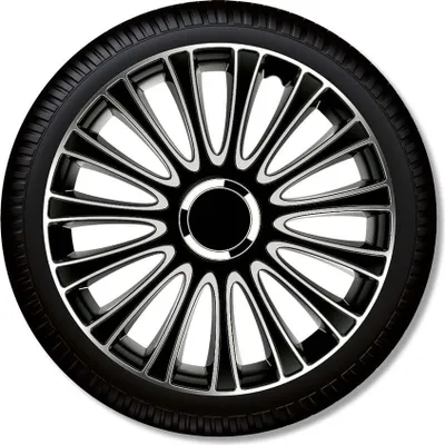 Produktbild von Radzierblende LeMans pro schwarz Größe 14" 2-fach lackiert Material: ABS in Petex Box
