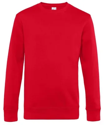Produktbild von B&C - Sweatshirt für Herren angesetzte Ärmel FK1639 (M) (Rot)