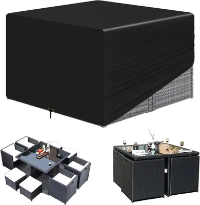 Productafbeelding van Waterdichte Tuinmeubel Cover 125x125x71cm voor Bescherming