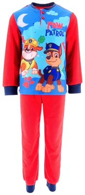 Produktbild von Schlafanzug Fleece Paw Patrol Rot 128 cm