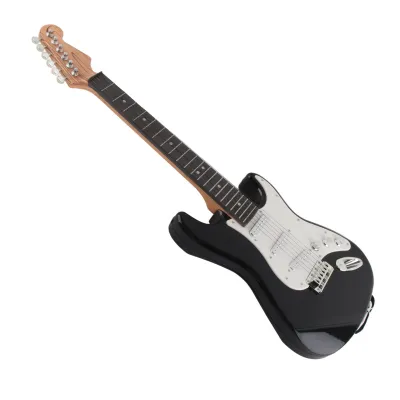 Produktbild von Multifunktionale Mini-E-Gitarre für Kinder, Spielzeug, Musikinstrument, schwarz