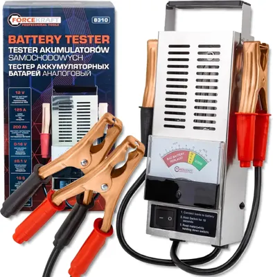 Image de Testeur de batterie analogique FORCEKRAFT 12 V pour voitures et camions