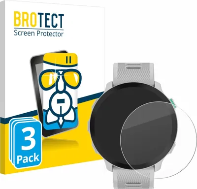 Produktbild von 3x BROTECT Schutzglas für Garmin Forerunner 55 Schutzfolie Panzer Folie Glas Display Schutz klar