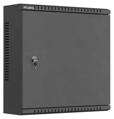 Image de LANBERG WAT1-4014-00B, armoire rack de 10 pouces, 2U, dimensions 400 x 400 x 140 mm, noire, montée