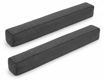 Produktbild von Beautissu 2er Set Zugluftstopper für Türen 100cm Levante, Dunkelgrau